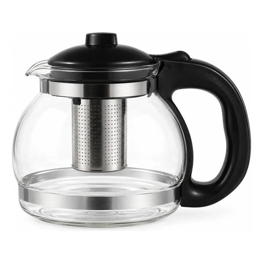 Tetera Vidrio 1200 Ml Infusor Té Café Infusiones