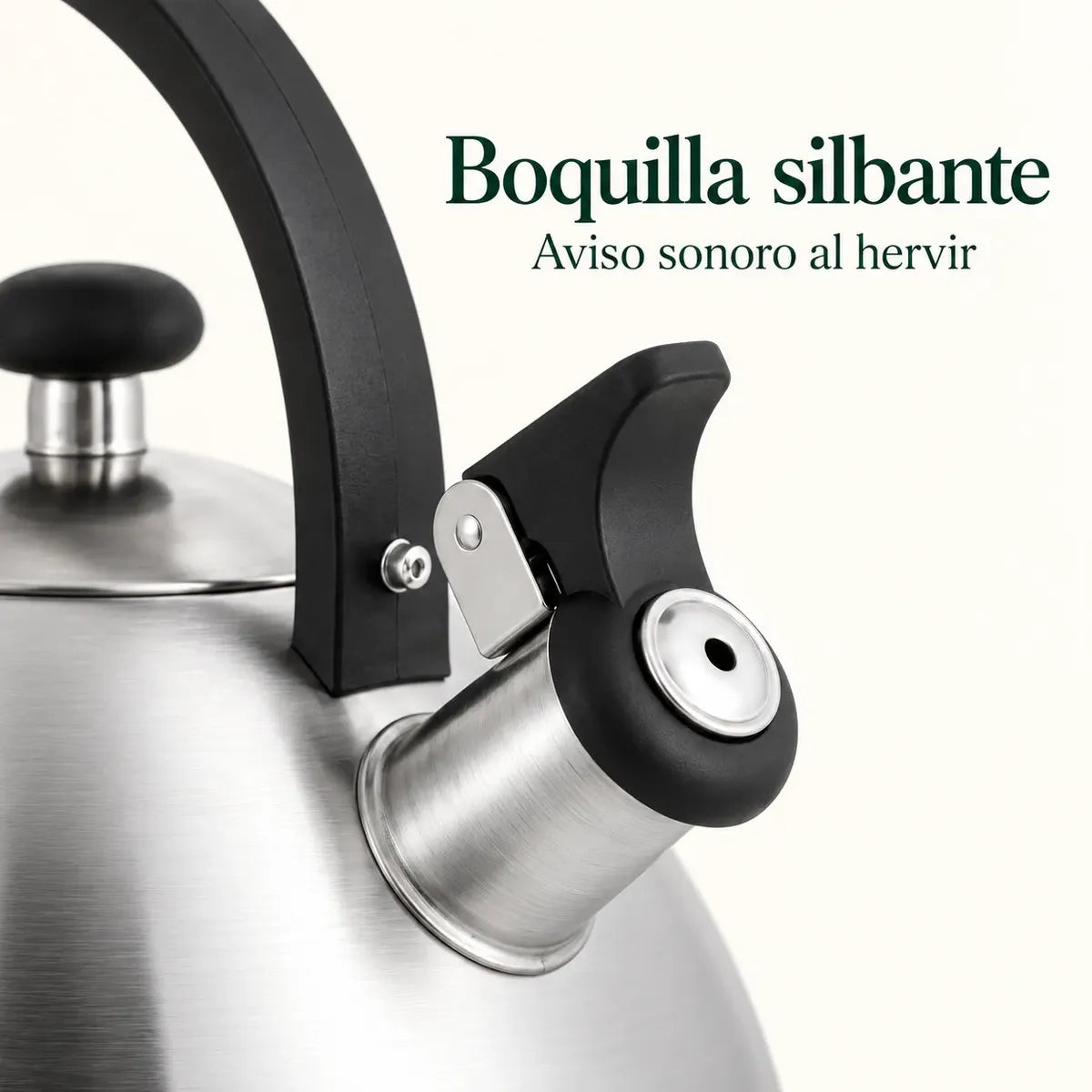 Tetera Acero Inoxidable Silbante 2,5 Litros