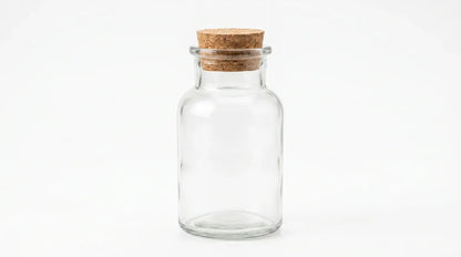 Pack 12 Frascos De Vidrio Con Corcho 150 Ml