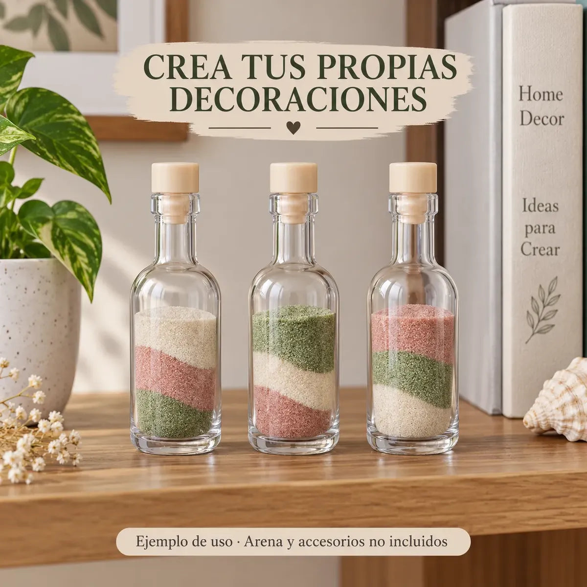 Pack 24 Frascos Botellas De Vidrio 50 Ml Con Tapón