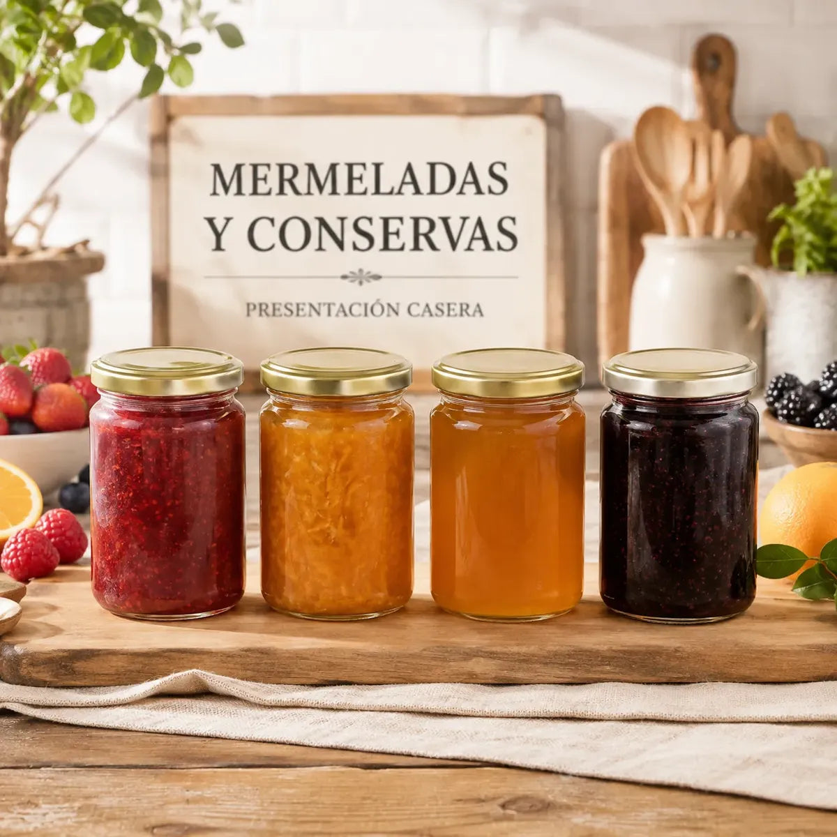 Pack De 12 Frasco Envase De Vidrio Conservero 240ml