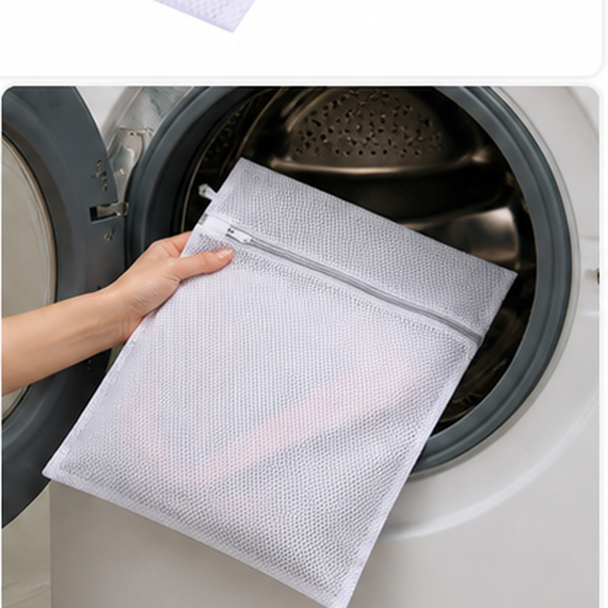 Bolsa de Lavado de Malla con Cierre 40 x 50 cm - medidas