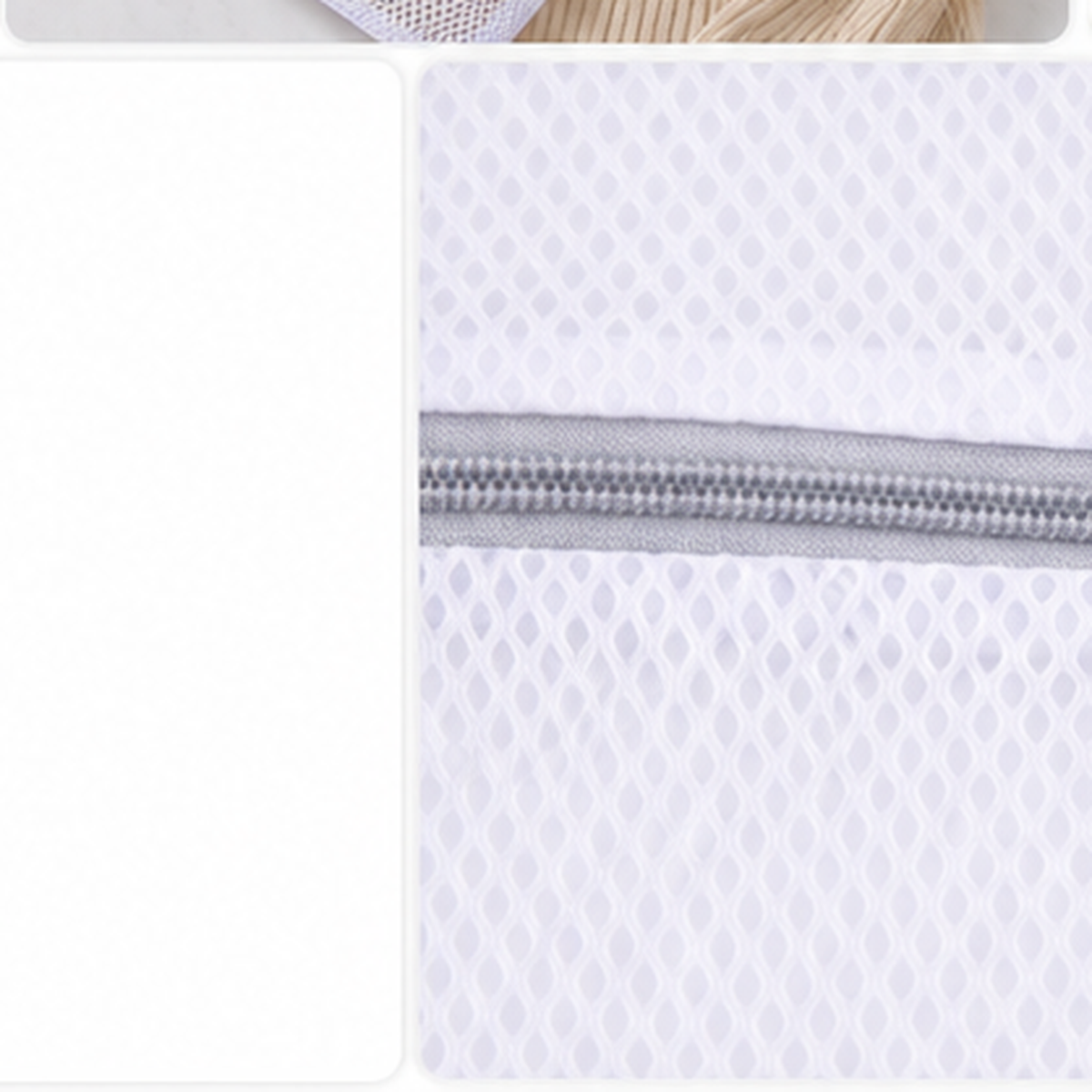 Bolsa de Lavado de Malla con Cierre 40 x 50 cm - detalle de material