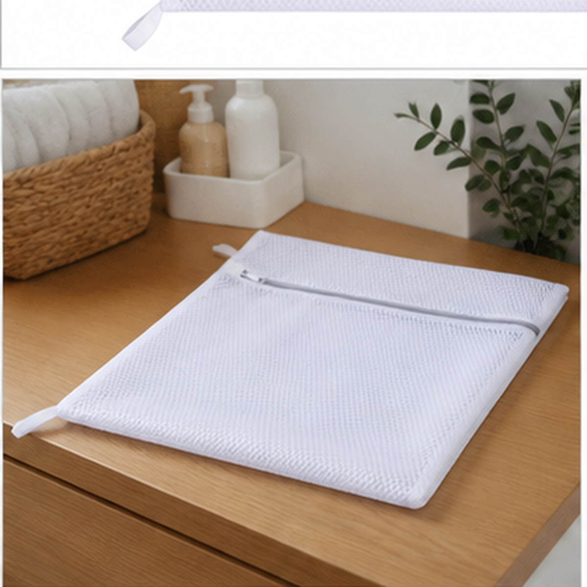 Bolsa de Lavado de Malla con Cierre 60 x 60 cm - contexto complementario