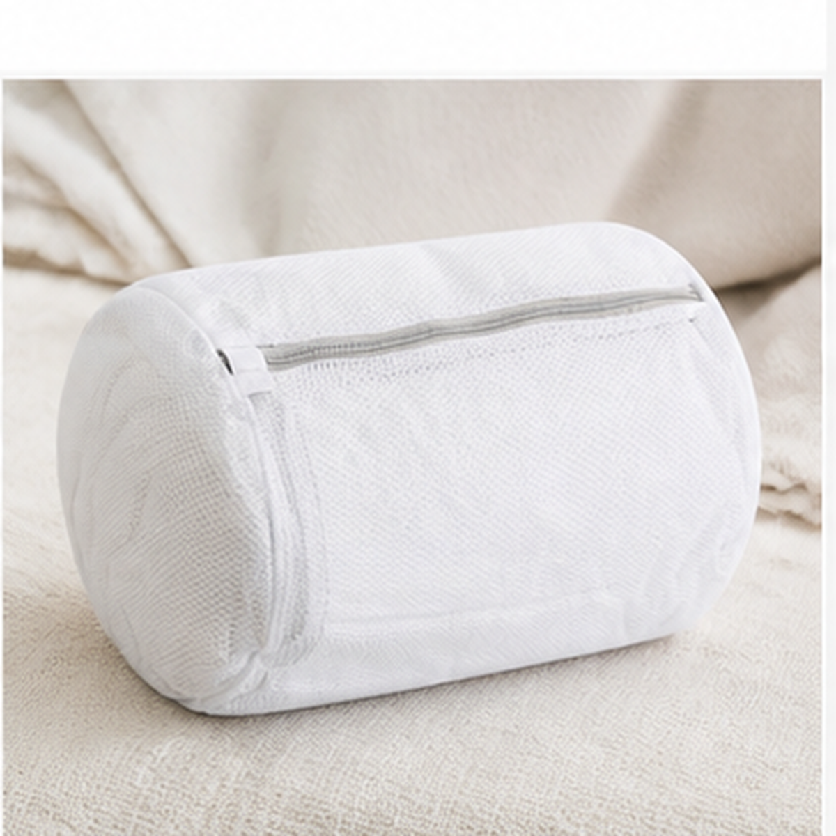 Bolsa de Lavado Cilíndrica de Malla 22 x 33 cm - medidas