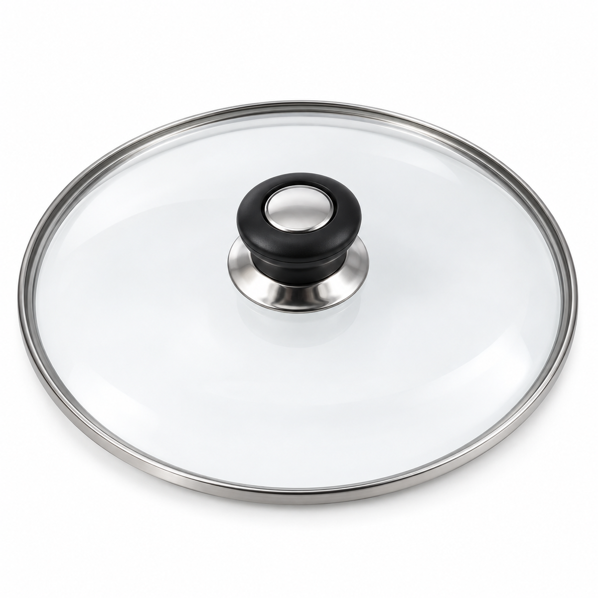 Tapa de Cristal 30 Cm para Sartén, Ollas Vidrio