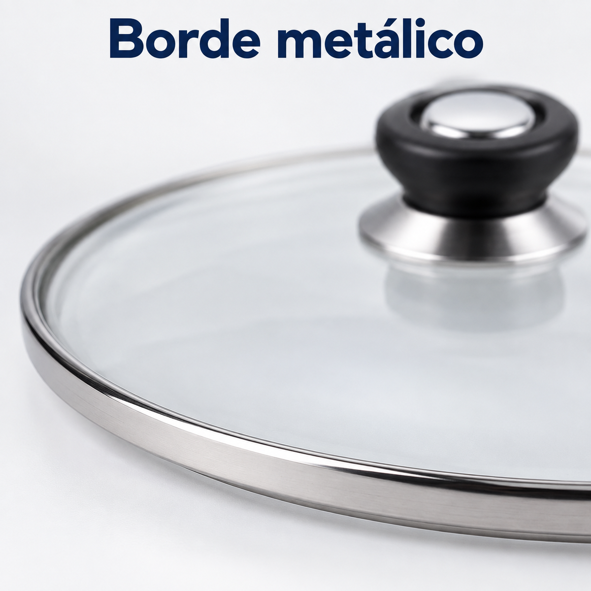 Tapa de Cristal 30 Cm para Sartén, Ollas Vidrio