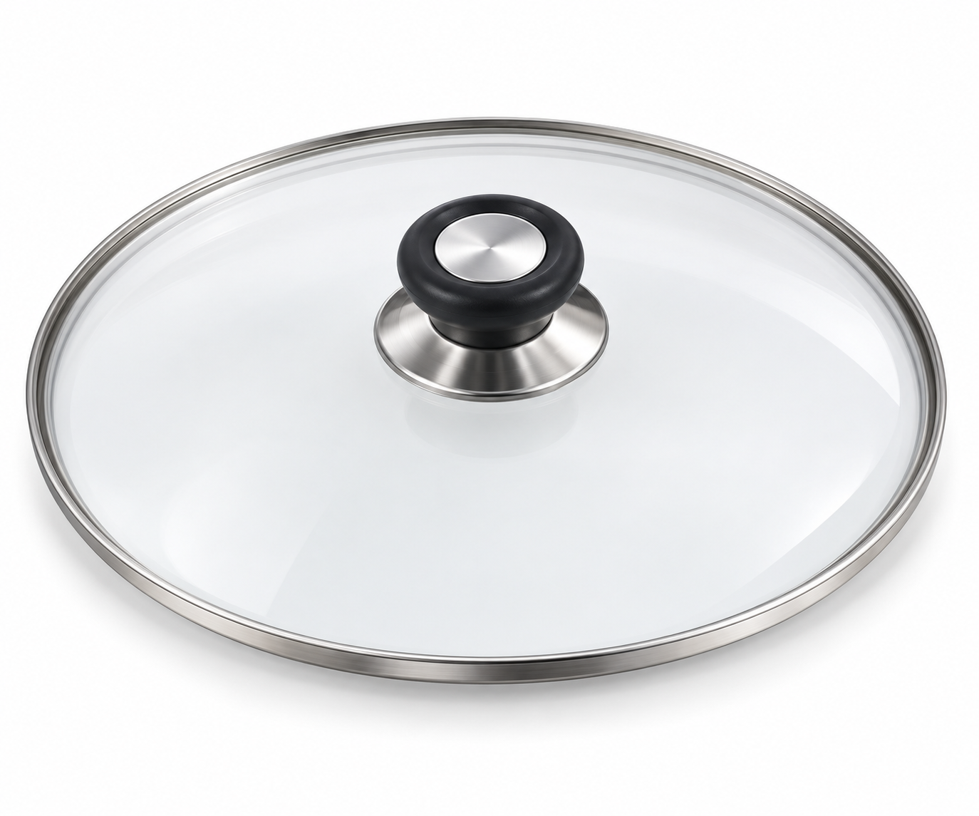 Tapa de Cristal 32 Cm para Sartén, Ollas Vidrio