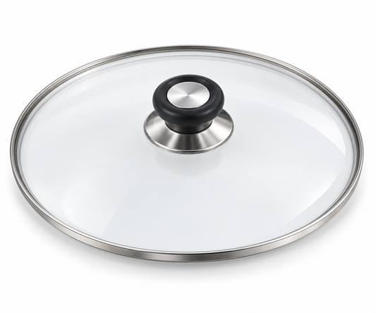 Tapa de Cristal 32 Cm para Sartén, Ollas Vidrio