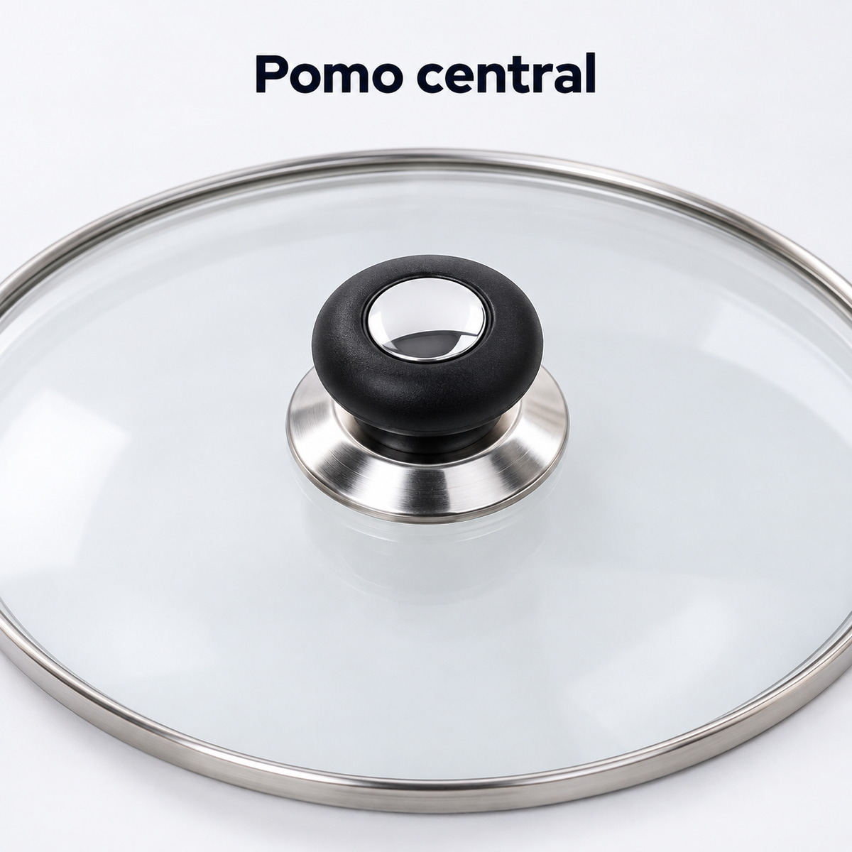 Tapa de Cristal 32 Cm para Sartén, Ollas Vidrio