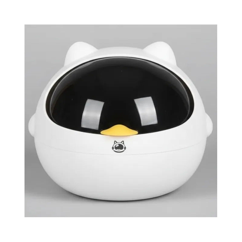 Basurero Redondo Papelera De Oficina Figuras Gato Varios