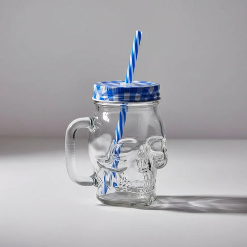 Pack De 6 Vasos De Cráneo 350 Ml Vidrio