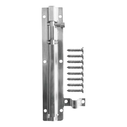 Picaporte Pasador Cerrojo Pestillo Para Puerta 15 Cm Plateado