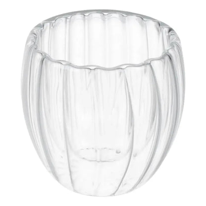 Pack 4 Vasos Vidrio Doble Pared 450ml Bebidas 8cm X 8cm Vidrio