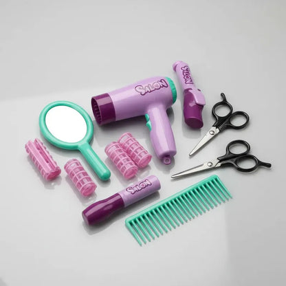 Set De Peluquería Infantil Con Accesorios Para Niñas