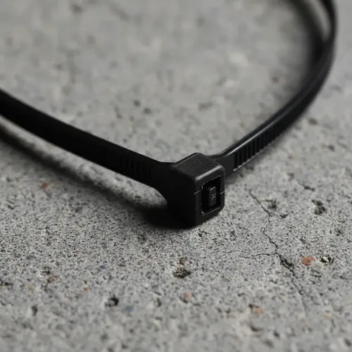 Amarra Plástica, Precintos Nylon 3.6mm X 200mm, 70 Und Negro Negro