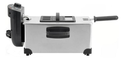 Freidora Eléctrica Aceite 3l Rfr-friggere Termostato 2 Gris
