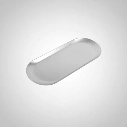 Pack 2 Bandeja Ovalada Acero 22.5cm Acero Inoxidable