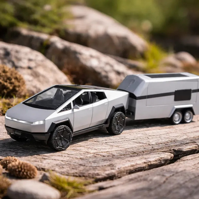 Tesla Cybertruck Remolque Juguete Para Niños