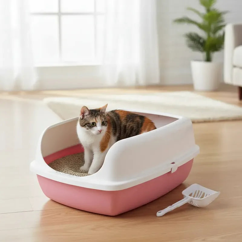 Arenero Grande Gato Xl Bandeja Sanitaria 56x42 Antiderrame