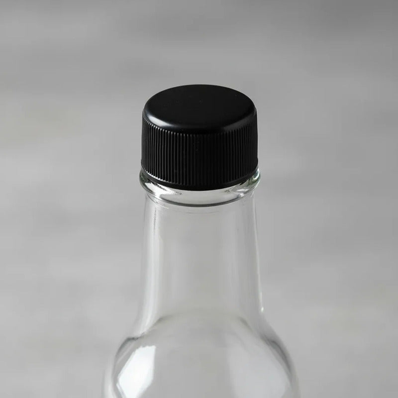 Pack 4 Botellas De Vidrio 150ml Para Salsa, Esencias Vidrio