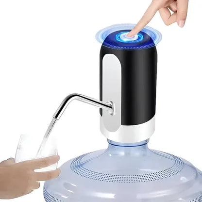 Dispenser De Agua Portatil Usb Bomba Dispensador Bidones Col Blanco