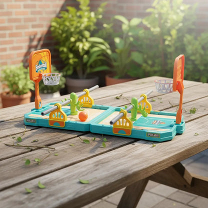 Juego Creativo De Mesa Cancha De Baloncesto Con Minicesta