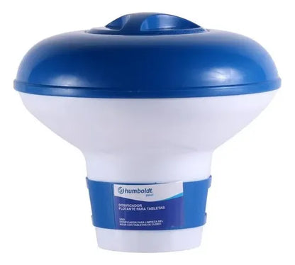 Dosificador Flotante Para Tabletas De Cloro Afj Azul