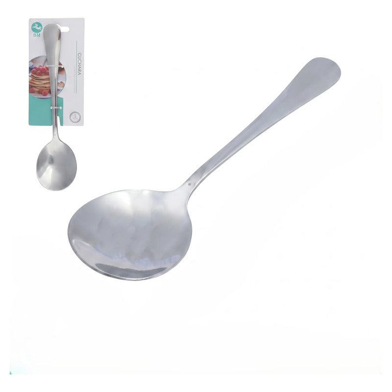 Pack De 2 Cucharas Para Ensalada De Acero Inoxidable Acero Inoxidable