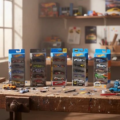 Pack De 5 Carrinhos Hot Wheels 1:64 Miniatura Mattel Sortido