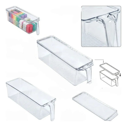 Caja Organizadora Para Refrigerador 9cmx28cmx14.5cm Transparente
