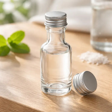 Pack 12 Frascos De Vidrio Ideal Para  Aceite O Esencias Vidrio