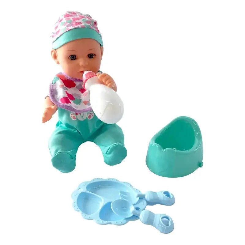 Muneca 36cm C/12 Sonidos Y Hace Pipi