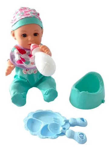 Muneca 36cm C/12 Sonidos Y Hace Pipi