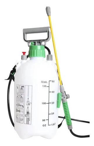 Ergo Pulverizador Manual 5 Litros Blanco