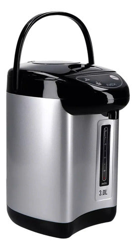 Termo Hervidor 3 Litros Base Giratoria 360 Thk03000 Gris