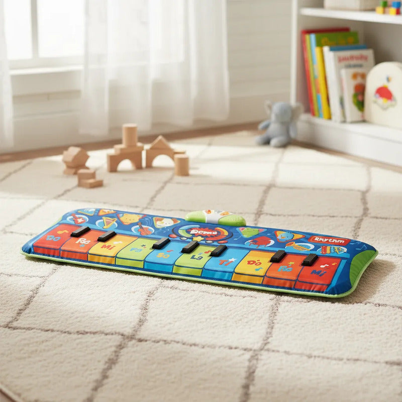 Juguete Bebe Piano Alfombra Con Luces Y Sonido