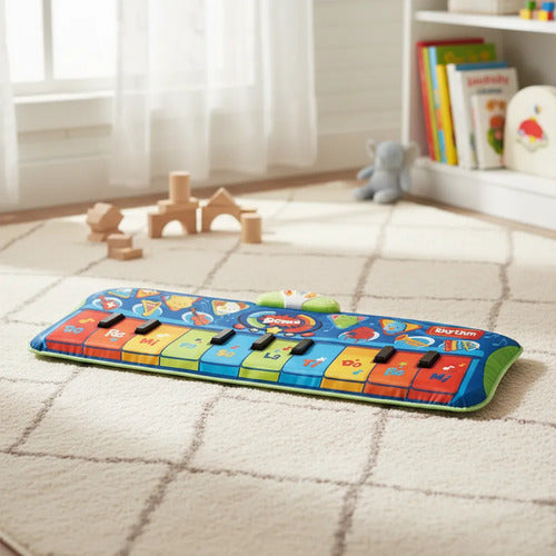 Juguete Bebe Piano Alfombra Con Luces Y Sonido