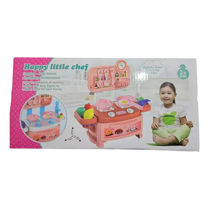 Set Chef De Cocina 20 Piezas Para Niñas Rosa