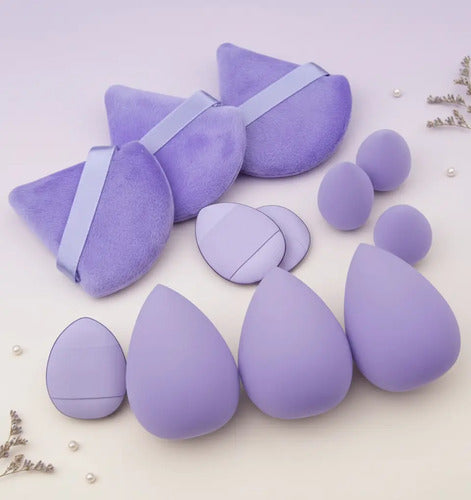 Set De Esponjas De Maquillaje 12 Piezas