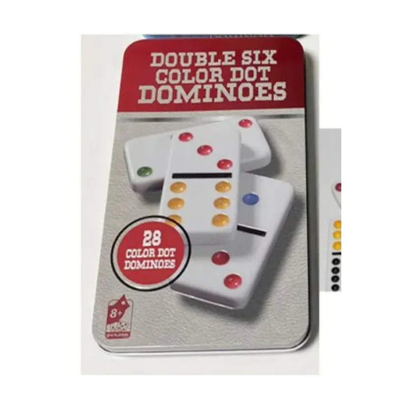 Juego De Domino 28 Piezas En Caja Metalica