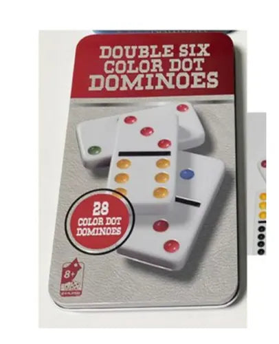 Juego De Domino 28 Piezas En Caja Metalica