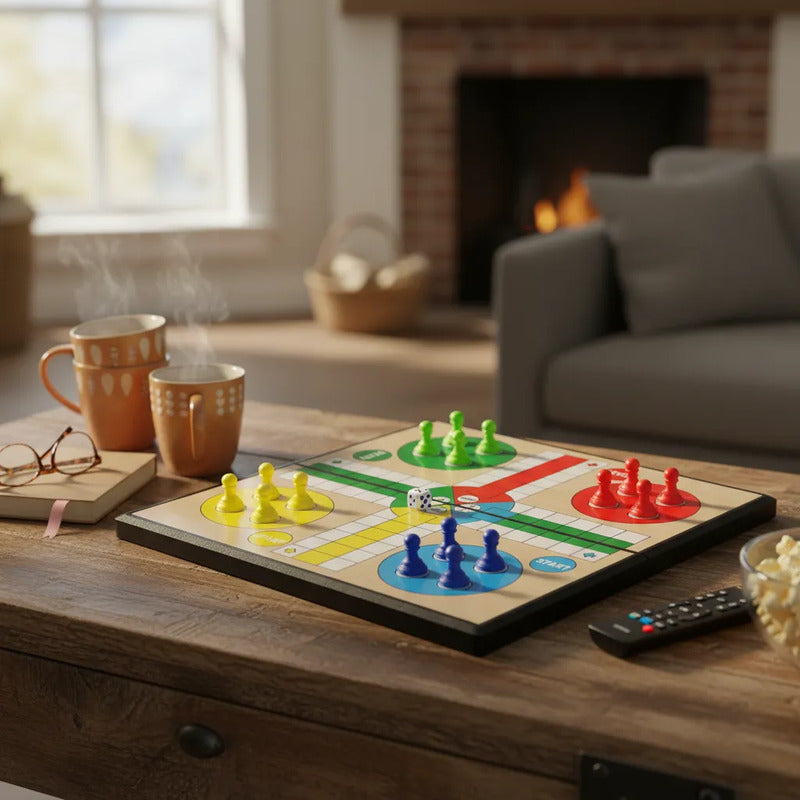 Ludo Magnetico Juego Mesa Clásico Educativo Tablero