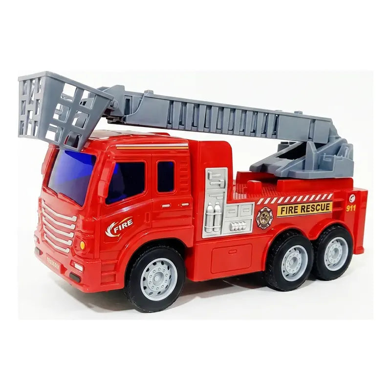 Camion De Bombero Con Luces Y Sonido Bombero Rojo