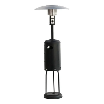 Estufa Patio Exterior A Gas 13kw Calefactor Terraza Jardín T Negro