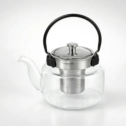 Tetera De 1.5l  Con Infusor De Acero Inoxidable Transparente