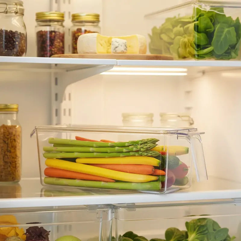 Caja Organizadora Para Refrigerador 9cmx28cmx9.5cm Transparente
