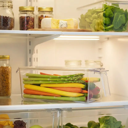 Caja Organizadora Para Refrigerador 9cmx28cmx9.5cm Transparente