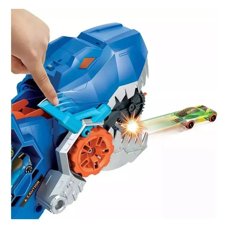 Camión Transportador Multicolor T-rex Ultimate Hot Wheels City Mattel