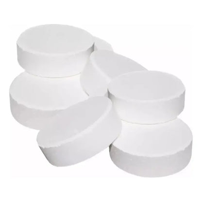 Dispensador De Cloro Para Piscina + Tabletas De Cloro 1 Kg Azul